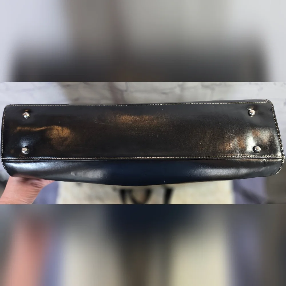 Buxton Black Laptop Bag